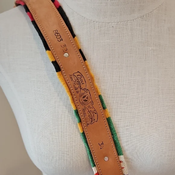Western Style Colorful Women's Belt - Picture 3 of 5